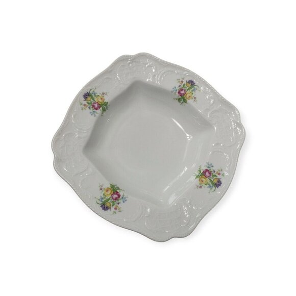 Rosenthal Other - Vintage Rosenthal Continental Sanssouci floral pattern square serving bowl Rose